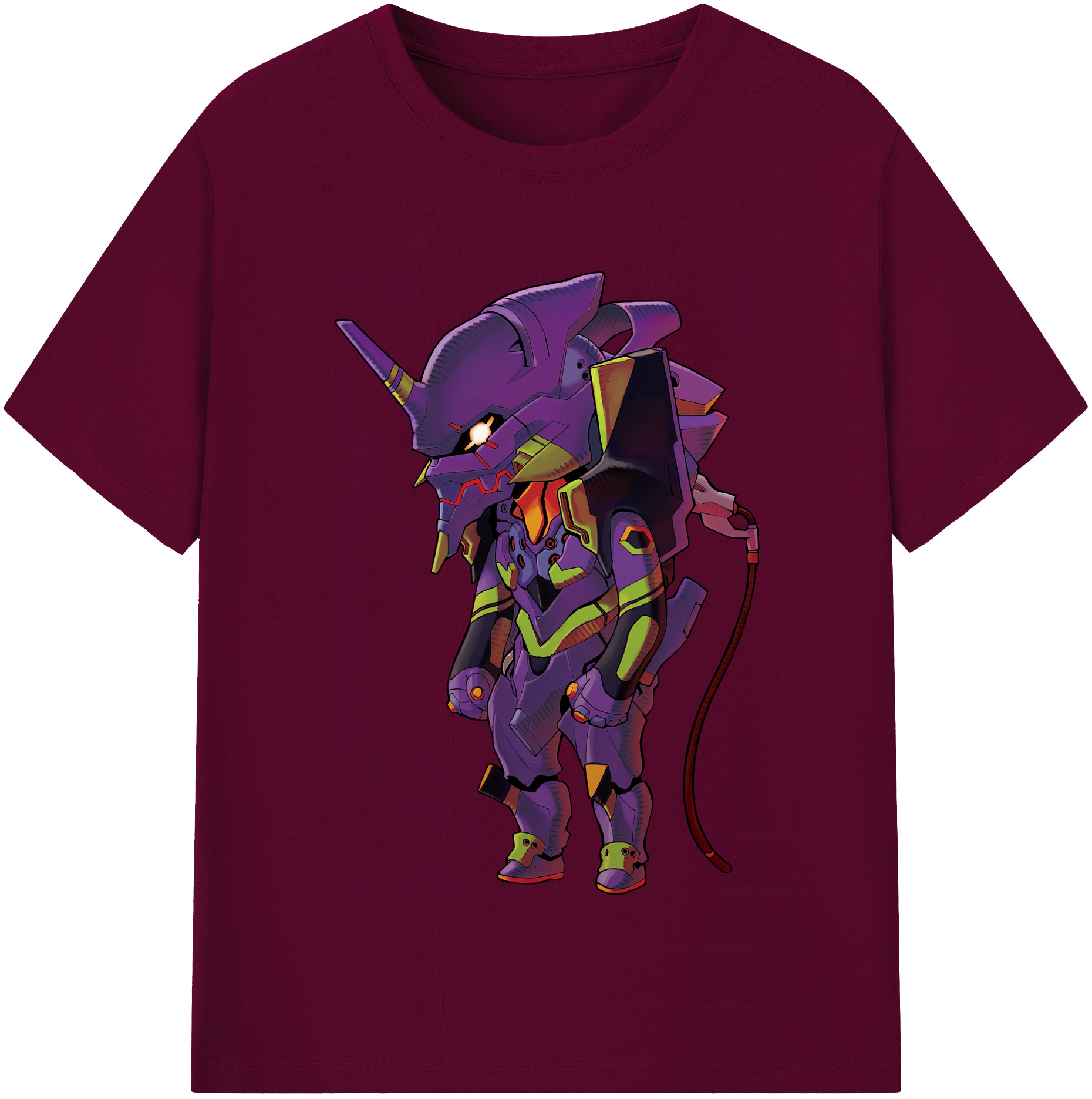 （画像用） EVA 新世紀エヴァンゲリオン レディースカジュアルプリントTシャツ（綿100％）
